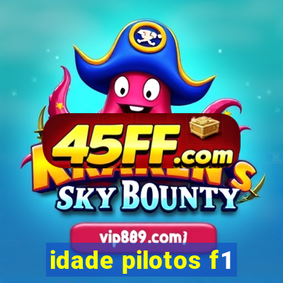 idade pilotos f1